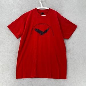 VTG Screen Stars Christian T Shirt XL Red Single Stitch The Lord is The Strength